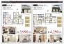 3,4号棟の間取・内装の完成予想図です。